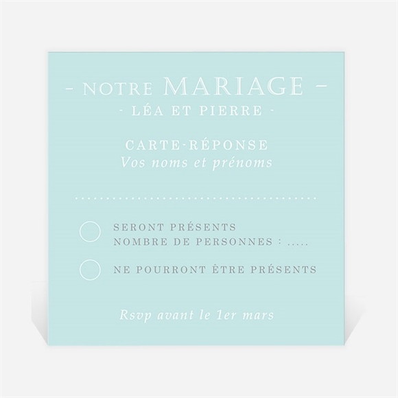 Carton réponse mariage Photo Handball réf.N300644