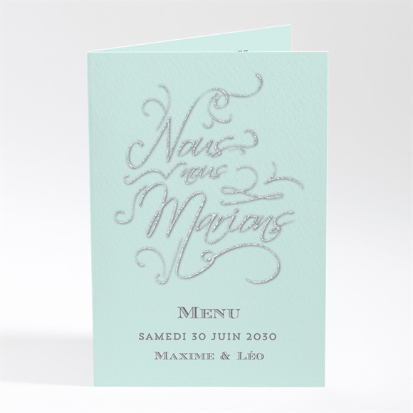 Menu mariage Shining ! réf.N401533