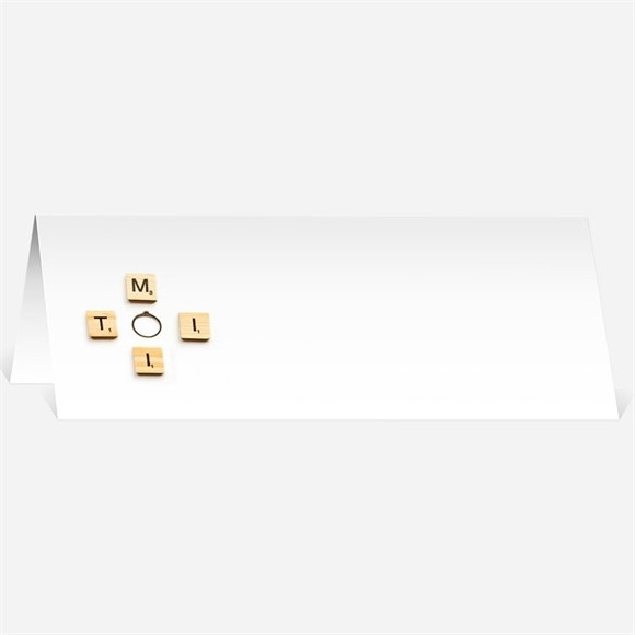 Marque-place mariage Jeux vintage réf.N440421