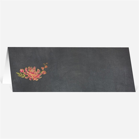 Marque-place mariage Ardoise romantique réf.N440422