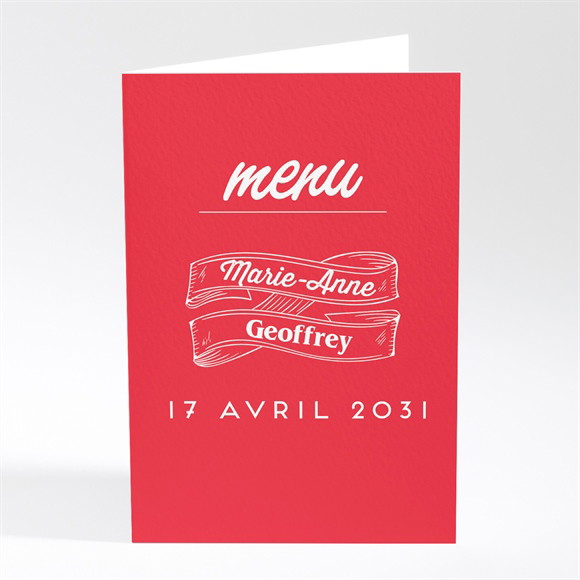 Menu mariage La Mélodie du Bonheur réf.N401540