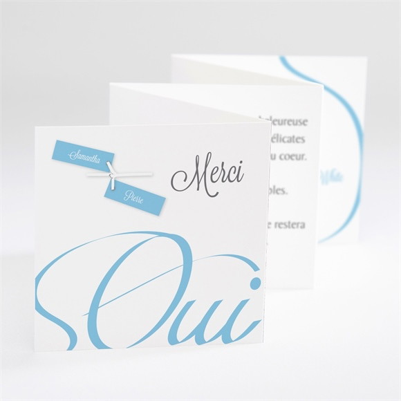 Remerciement mariage L'union réf.N80067