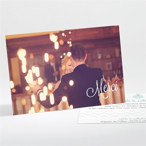Remerciement mariage Pour une annonce originale réf.N11173