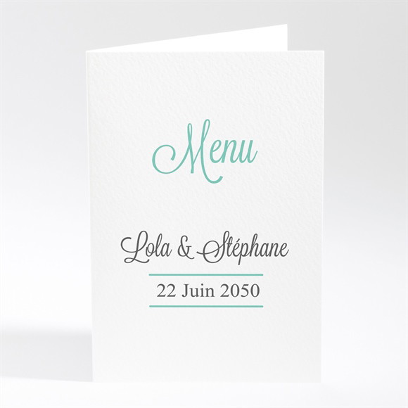 Menu mariage Pour une annonce originale réf.N401548