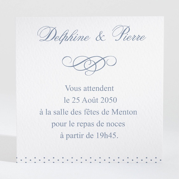 Carton d'invitation mariage Origami original réf.N300695