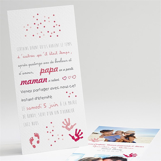 Faire-part mariage un air de vacances