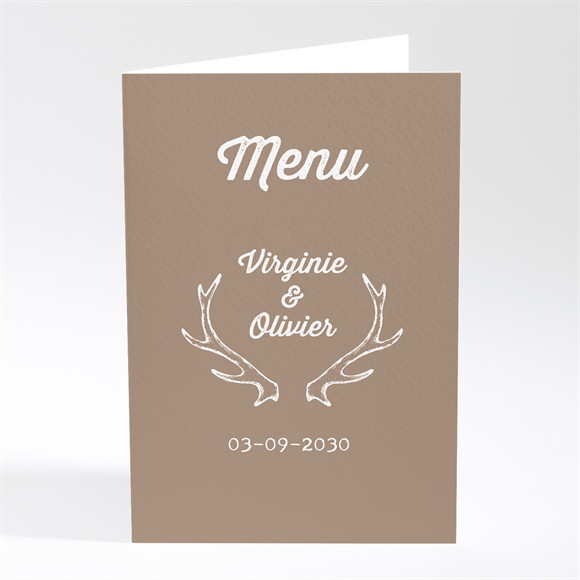 Menu mariage Le Cerf réf.N401557