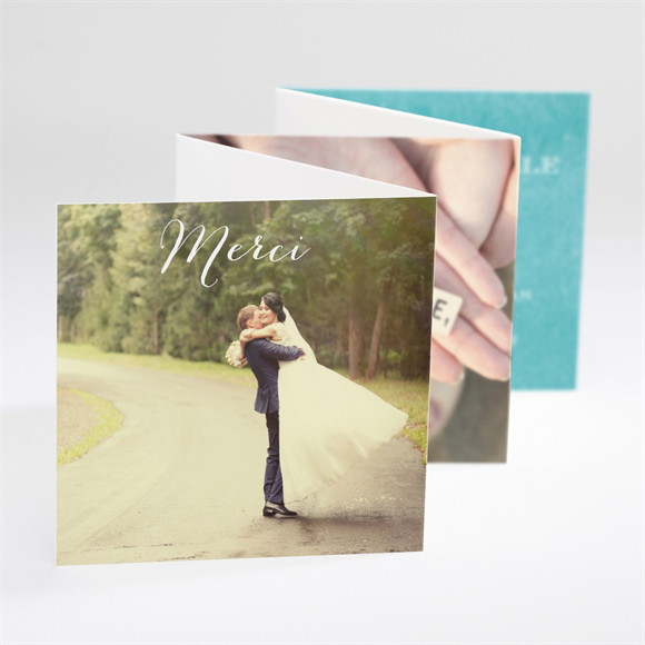 Remerciement mariage Touche d'aquarelle réf.N80081