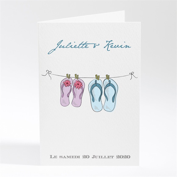 Menu mariage En Tongs ! réf.N401578