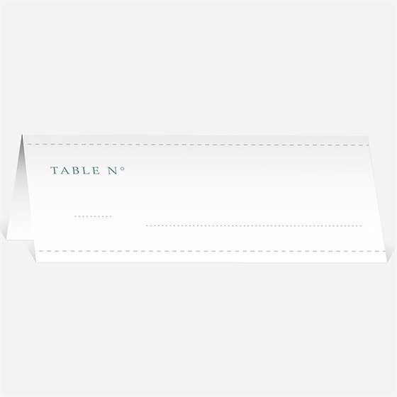 Marque-place mariage couleur taupe