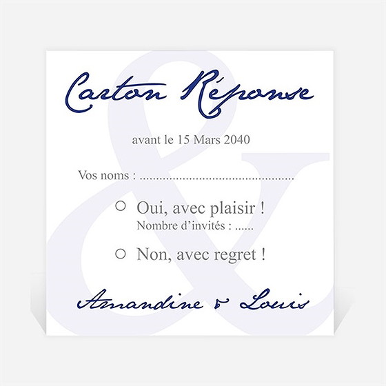 Carton réponse mariage in love