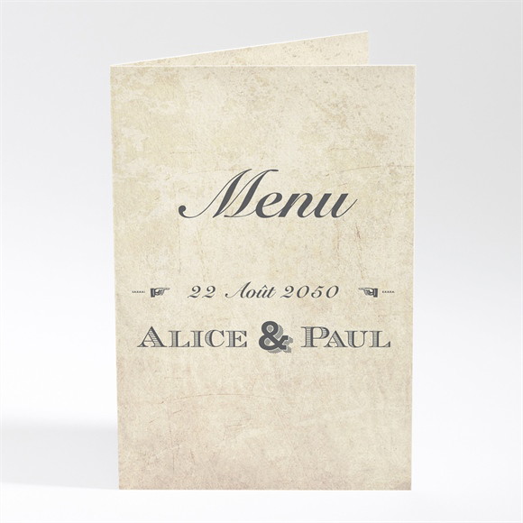 Menu mariage Venez vous joindre à nous ! réf.N401585