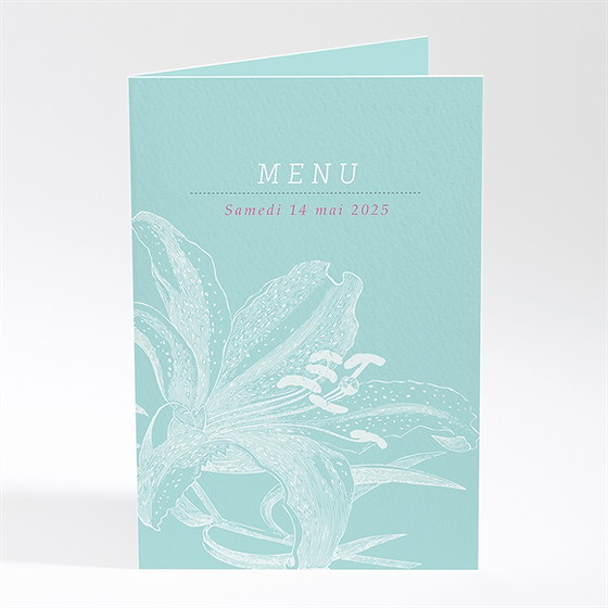Menu mariage simple et chic