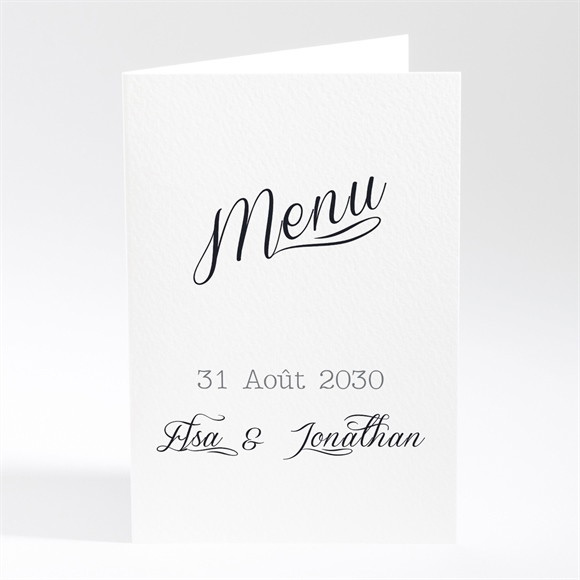 Menu mariage Notre Volonté réf.N401591
