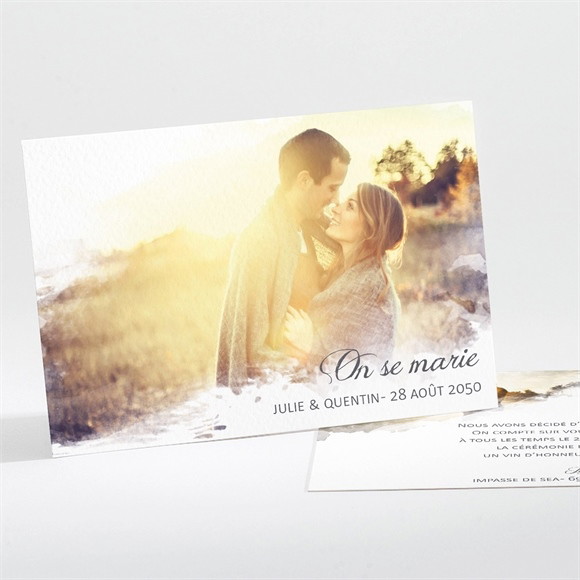 Faire-part mariage Tendresse photo réf.N11187