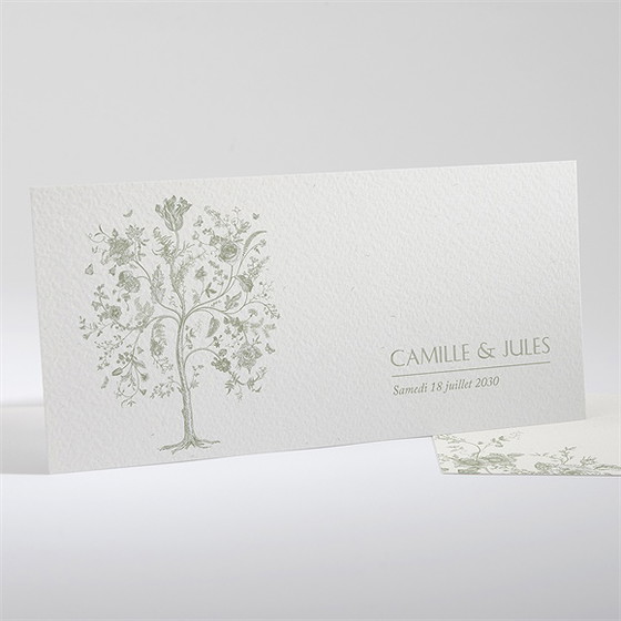 Faire-part mariage arbre de vie