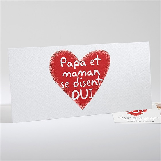 Faire-part mariage les enfants annoncent !