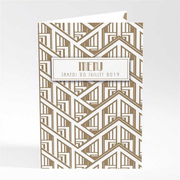 Menu mariage Années folles réf.N401603