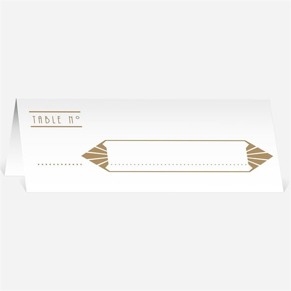 Marque-place mariage Années folles réf.N440486