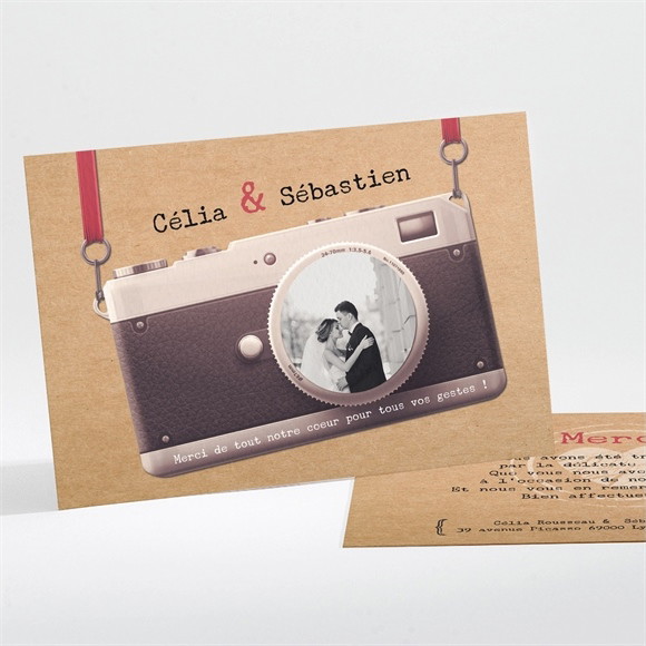 Remerciement mariage L'instant magique réf.N111100