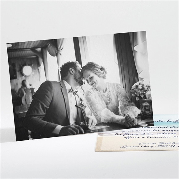 Remerciement mariage Rêve de plage réf.N111102