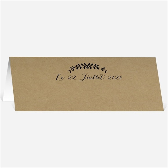 Marque-place mariage Black chic réf.N440498