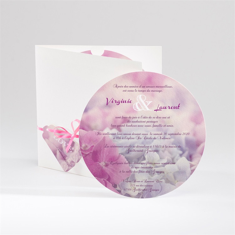 Faire-part mariage Eclosion réf.N90003