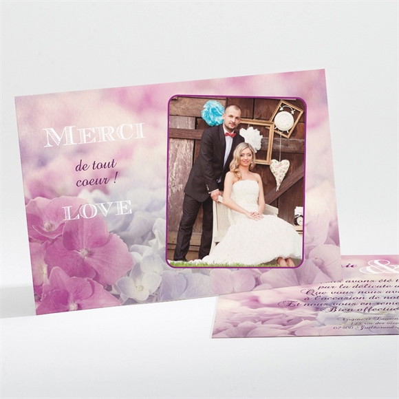 Remerciement mariage Eclosion réf.N111103