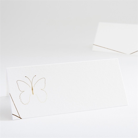 Marque-place mariage Papillon photo original réf.N440504