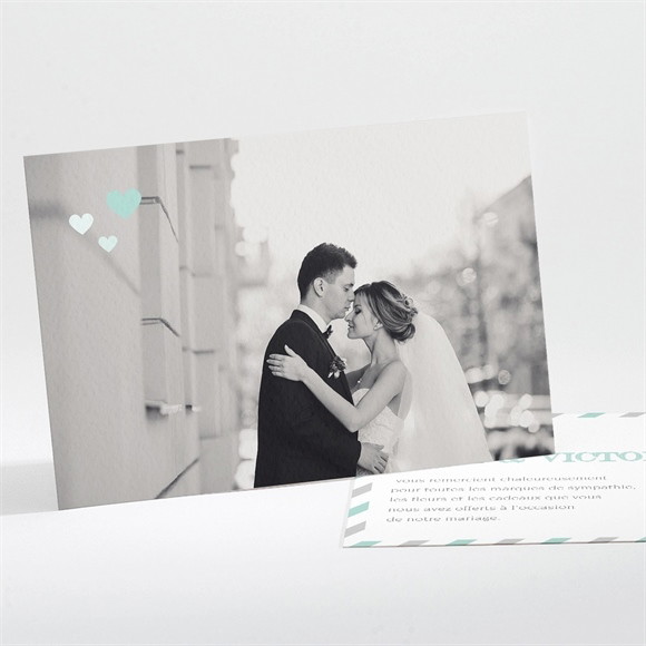 Remerciement mariage On s'envole réf.N111115