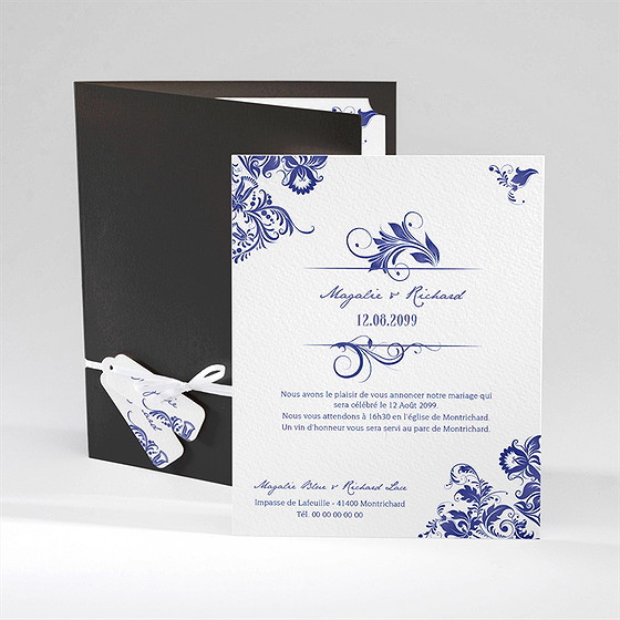 Faire-part mariage faïence et porcelaine