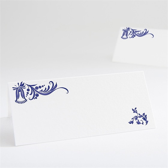 Marque-place mariage faïence et porcelaine