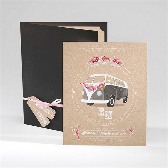 Faire-part mariage a l'aventure !