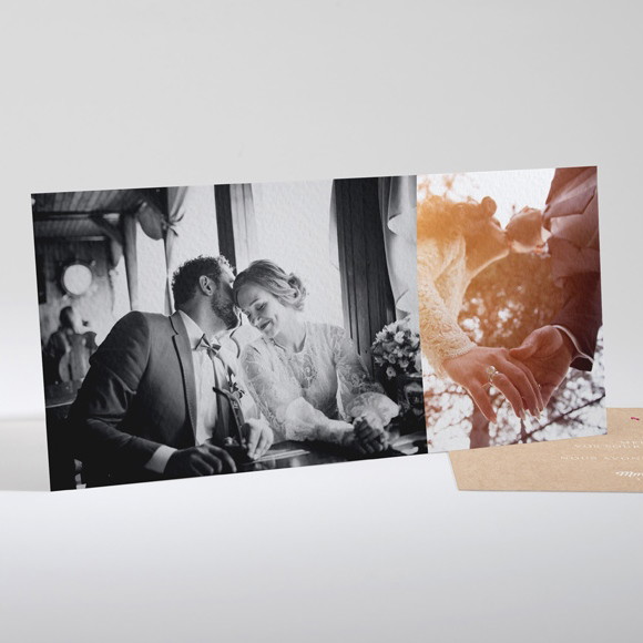 Remerciement mariage A l'aventure ! réf.N13151