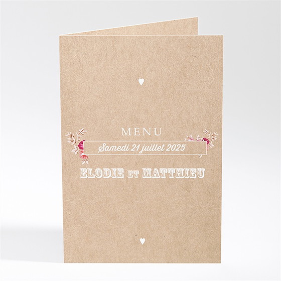 Menu mariage a l'aventure !