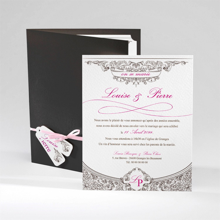 Faire-part mariage So British réf.N92020