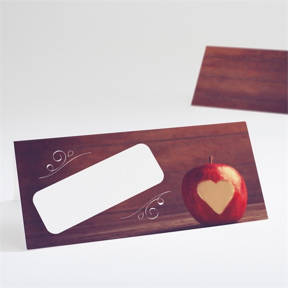 Marque-place mariage La pomme de l'amour éternel... réf.N440529