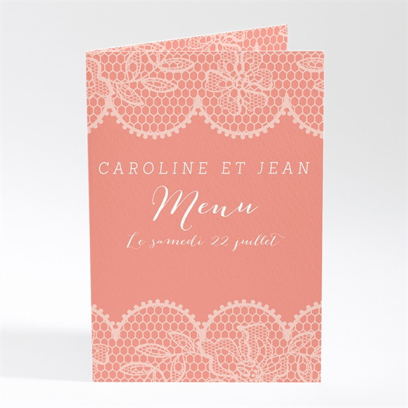Menu mariage Corail original réf.N401649