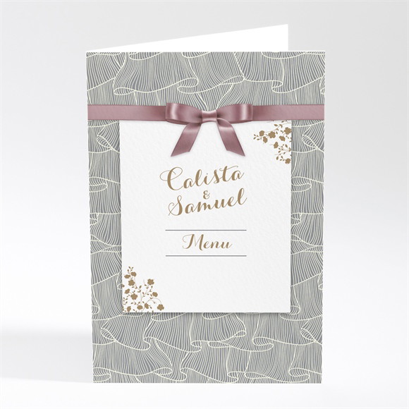 Menu mariage Beauté du Gris réf.N401652