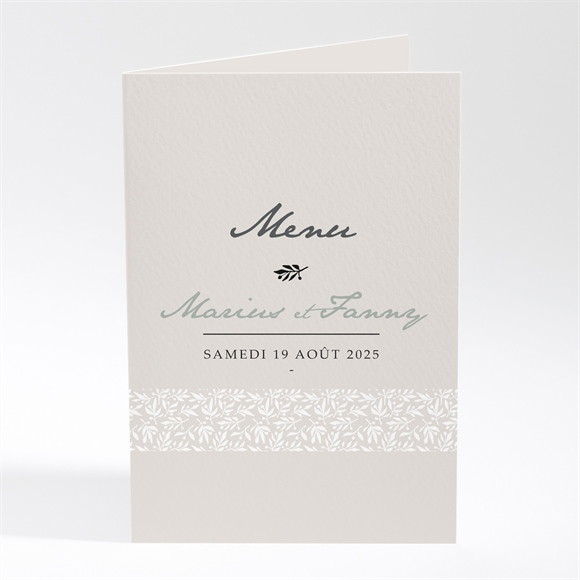 Menu mariage Nature raffinée réf.N401655