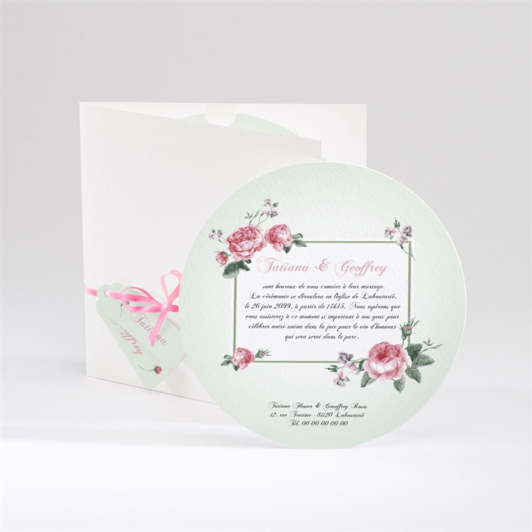 Faire-part mariage Garden Party réf.N90009