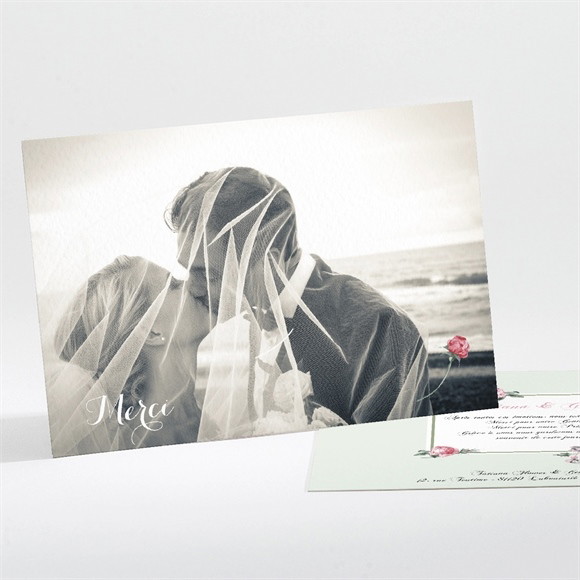 Remerciement mariage Garden Party réf.N111122