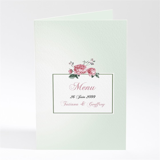 Menu mariage garden party