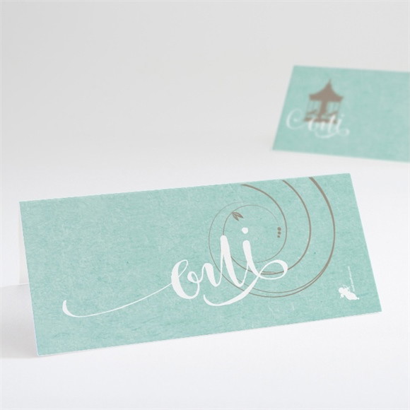 Marque-place mariage Joli Manège vintage réf.N440550