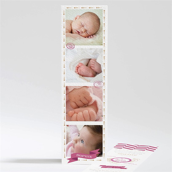 Faire-part naissance jolis motifs scandinave photo