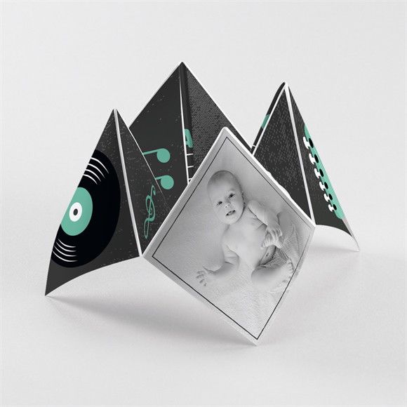 Faire-part naissance A la guitare réf.N33034