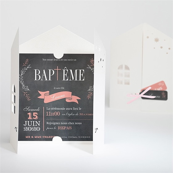 Faire-part de baptême fierté!