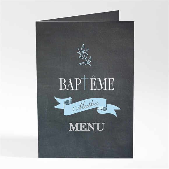 Menu baptême Maison en ardoise! réf.N401672