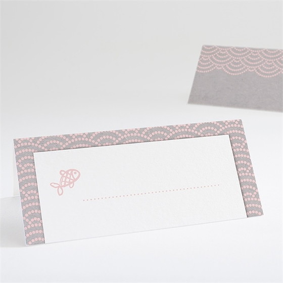 Marque-place baptême forme originale