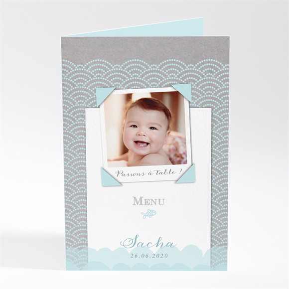 Menu baptême Baptême scandinave réf.N401676